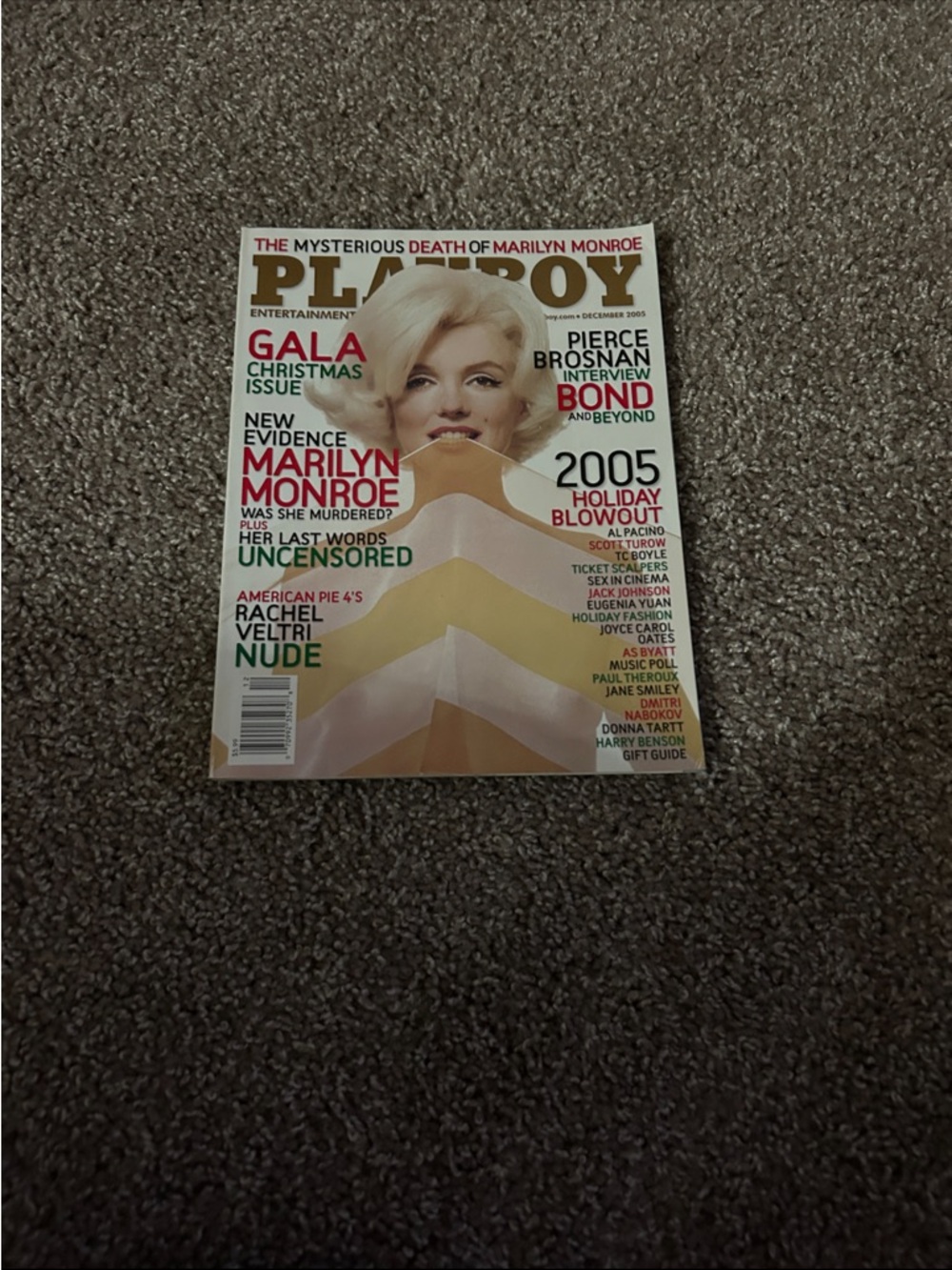 PLAYBOY Marilyn Monroe Cover - Beige, Cream & Gold Accents